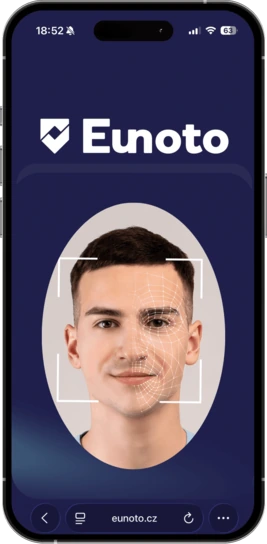 Eunoto ověření věku v mobilu